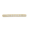 Thumbnail Image 4 of 1/4 CT. T.W. Diamond Ribbon Wedding Band in 10K Gold