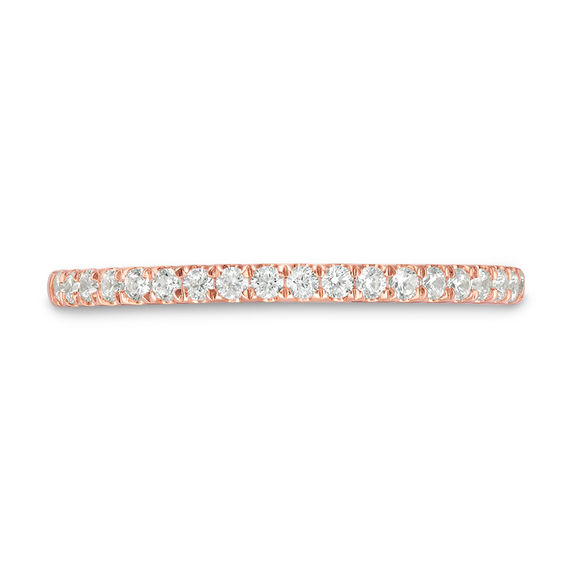 1/4 CT. T.w. Diamond Wedding Band in 10K Rose Gold