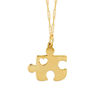 Thumbnail Image 1 of Heart Cutout Puzzle Piece Pendant in 14K Gold
