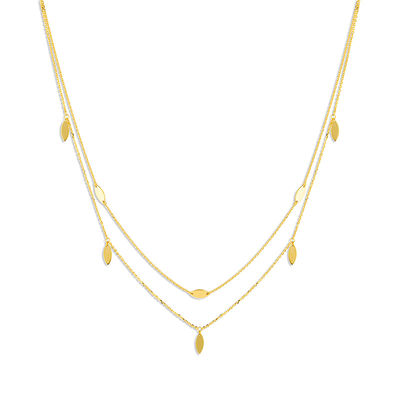 Marquise Station Double Strand Choker 