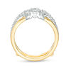 Thumbnail Image 5 of 1/2 CT. T.W. Diamond Crossover Solitaire Enhancer in 10K Two-Tone Gold