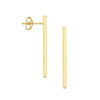 Thumbnail Image 0 of Linear Bar Drop Earrings in 14K Gold