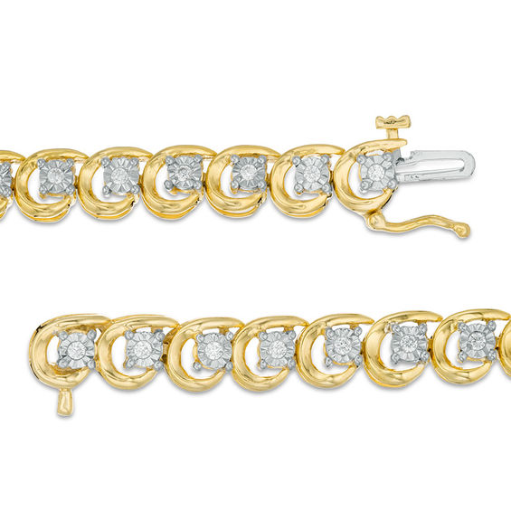 1/2 CT. T.w. Diamond Tennis Bracelet in 10K Gold