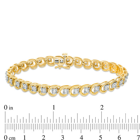 1/2 CT. T.w. Diamond Tennis Bracelet in 10K Gold