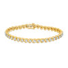 Thumbnail Image 4 of 1/4 CT. T.W. Diamond Tennis Bracelet in 10K Gold - 7.25"