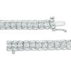 Thumbnail Image 3 of 1/2 CT. T.W. Diamond Tennis Bracelet in Sterling Silver - 7.25"