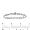 Thumbnail Image 2 of 1/4 CT. T.W. Diamond Tennis Bracelet in Sterling Silver - 7.25"