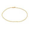 Thumbnail Image 1 of 2.1mm Dorica Singapore Chain Anklet in 14K Gold - 10"