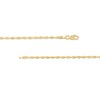 Thumbnail Image 3 of 2.1mm Dorica Singapore Chain Anklet in 14K Gold - 10"