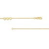 Thumbnail Image 3 of Triple Heart Station Anklet in 14K Gold - 10"