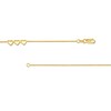 Thumbnail Image 2 of Triple Heart Station Anklet in 14K Gold - 10"