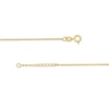 Thumbnail Image 2 of Heart Station Anklet in 14K Gold - 10"