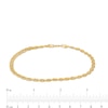 Thumbnail Image 3 of Braided Foxtail Anklet in 14K Gold - 10"