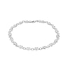 Thumbnail Image 1 of Diamond-Cut Heart Stampato Anklet in 14K White Gold - 10"