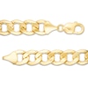 Thumbnail Image 3 of 11.3mm Curb Chain Bracelet in 10K Gold - 9"