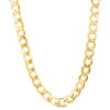 Thumbnail Image 0 of Men's 7.0mm Light Curb Chain Necklace in 14K Gold - 28"