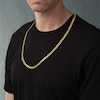 Thumbnail Image 2 of Men's 7.0mm Light Curb Chain Necklace in 14K Gold - 28"