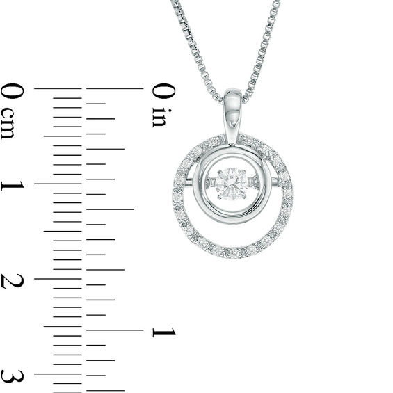 Unstoppable Love™ 1/4 CT. T.W. Diamond Double Circle Pendant in Sterling Silver Unstoppable Love™ 1/4 CT. T.W. Diamond Double Circle Pendant in Sterling Silver