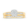 Thumbnail Image 4 of 1/2 CT. T.W. Diamond Frame Bridal Set in 10K Gold