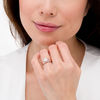 Thumbnail Image 2 of 1/2 CT. T.W. Diamond Frame Bridal Set in 10K Rose Gold