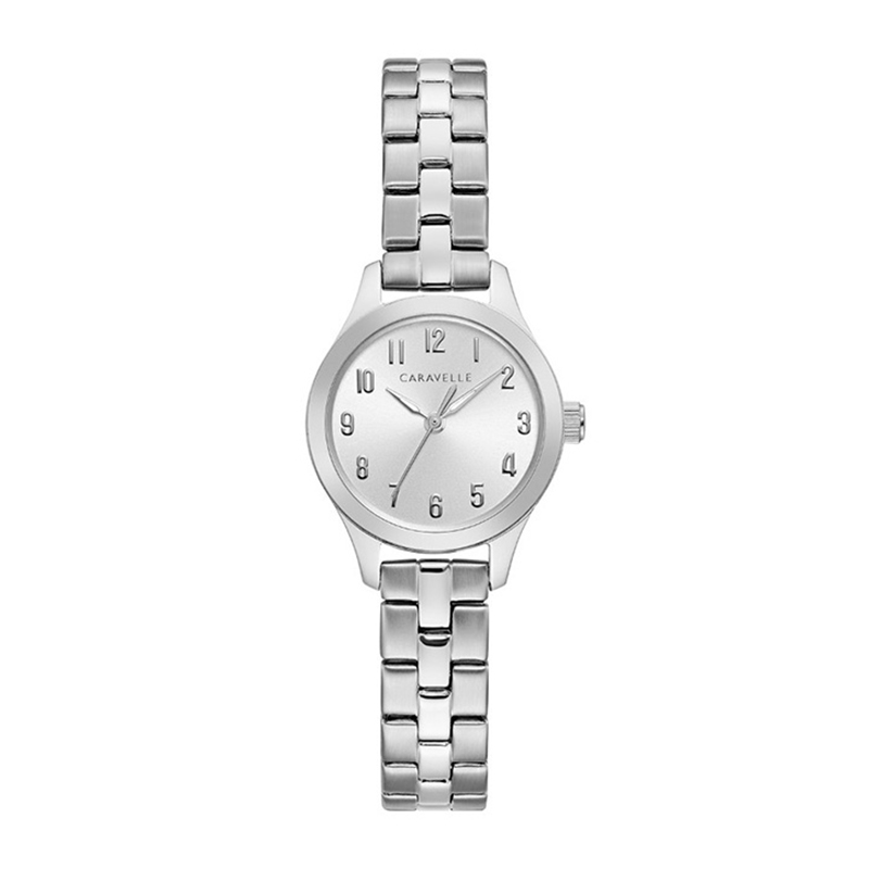 Thumbnail Image 0 of Ladies' Caravelle by Bulova Watch with Silver-Tone Dial (Model: 43L209)