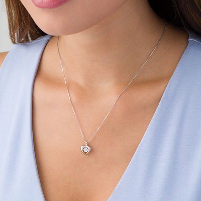 Zales unstoppable shop love heart necklace