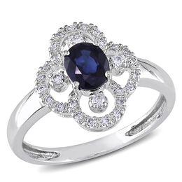 New Clearance Zales T W Diamond Clover Ring In 14k White