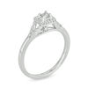 Thumbnail Image 2 of 1/6 CT. T.W. Princess-Cut Diamond Frame Promise Ring in Sterling Silver