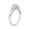 Thumbnail Image 1 of 3/4 CT. T.W. Diamond Three Stone V-Sides Vintage-Style Engagement Ring in 10K White Gold