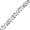 Thumbnail Image 0 of 1/4 CT. T.W. Diamond Line Bracelet in Sterling Silver - 7.25"