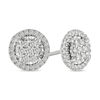 Thumbnail Image 1 of 1/5 CT. T.W. Composite Diamond Frame Stud Earrings in 10K White Gold
