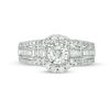 Thumbnail Image 6 of 1 CT. T.W. Diamond Frame Multi-Row Engagement Ring in 10K White Gold