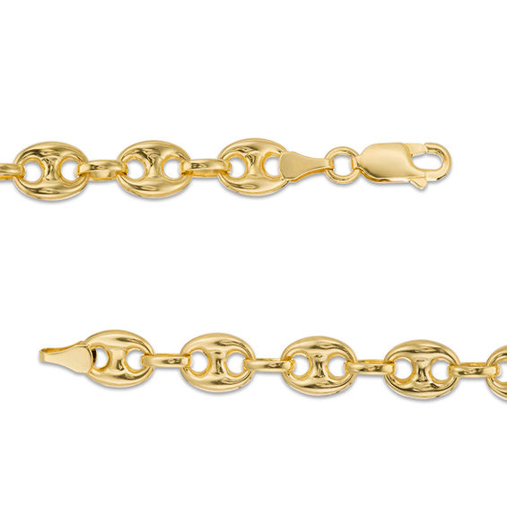 Ladies' 6.9mm Mariner Chain Necklace in 14K Gold - 18"