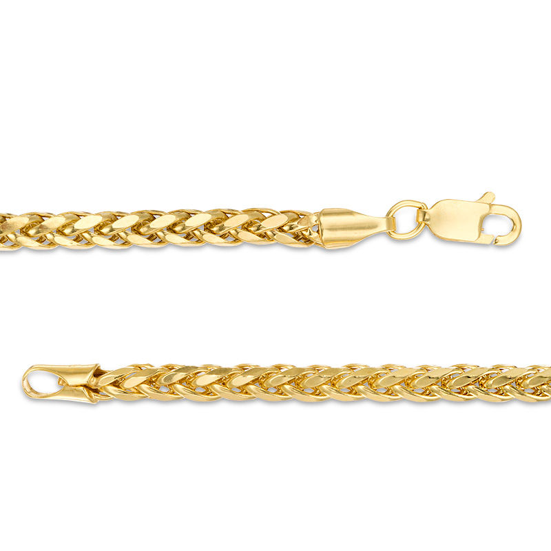 Ladies' 3.15mm Diamond-Cut Franco Snake Chain Necklace in 14K Gold - 20"