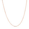 Thumbnail Image 0 of Ladies' 0.9mm Adjustable Cable Chain Necklace in 14K Rose Gold - 22"