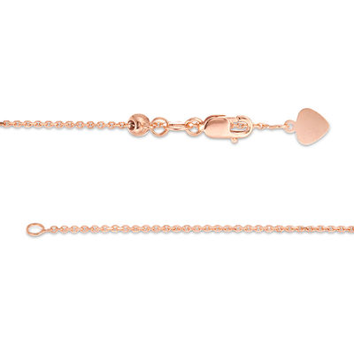 Adjustable Cable Chain Necklace 