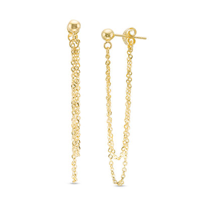 gold chain for earrings