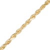 Thumbnail Image 0 of Men's 5.0mm Glitter Rope Chain Bracelet in Solid 14K Gold - 8.0"