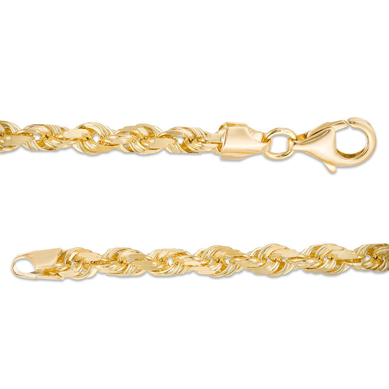 Men's 4.8mm Rope Chain Necklace in 14K Gold - 24