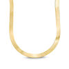 Thumbnail Image 0 of Ladies' 6.0mm Herringbone Chain Necklace in 14K Gold - 20"
