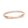 Thumbnail Image 0 of 1/20 CT. T.W. Diamond Anniversary Band in 10K Rose Gold