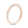 Thumbnail Image 1 of 1/20 CT. T.W. Diamond Anniversary Band in 10K Rose Gold
