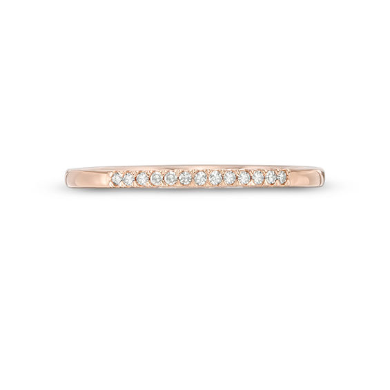 1/20 CT. T.w. Diamond Anniversary Band in 10K Rose Gold
