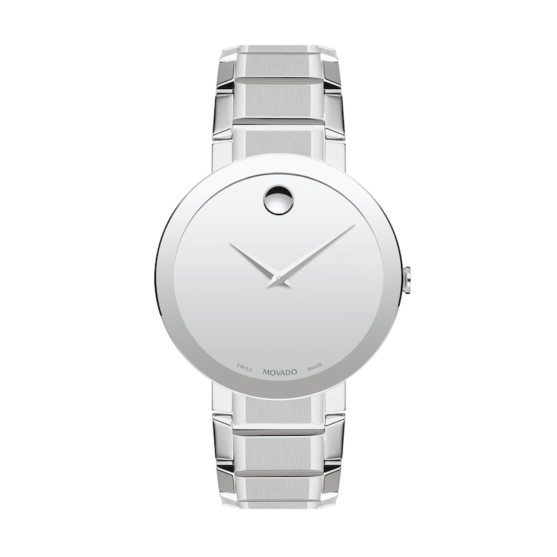 Main Image 1 of Men's Movado Sapphire Watch with Silver-Tone Dial (Model: 607178)