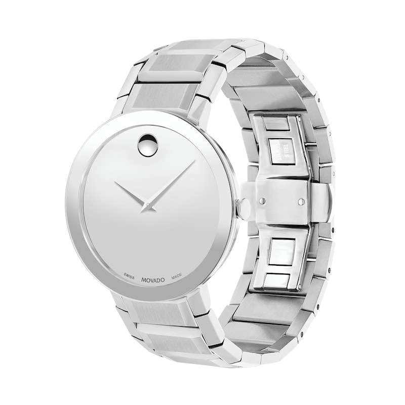 Main Image 2 of Men's Movado Sapphire Watch with Silver-Tone Dial (Model: 607178)