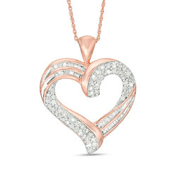 Infinity Pendant in 10K Rose Gold 