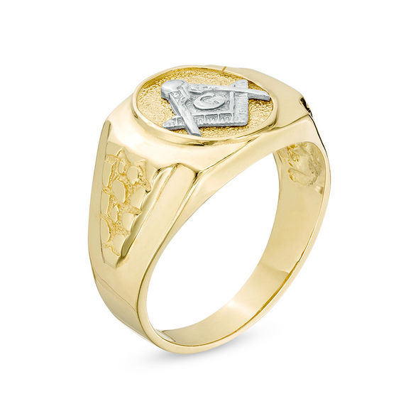 Masonic Signet Ring in 10K Gold