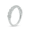 Thumbnail Image 2 of 1/15 CT. T.W. Diamond Scallop-Edged Multi-Row Vintage-Style Anniversary Band in 10K White Gold