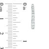 Thumbnail Image 3 of 1/2 CT. T.W. Certified Diamond Hoop Earrings in 14K White Gold (H/I1)