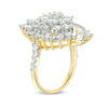 Thumbnail Image 2 of 3 CT. T.W. Composite Diamond Waterfall Ring in 10K Gold